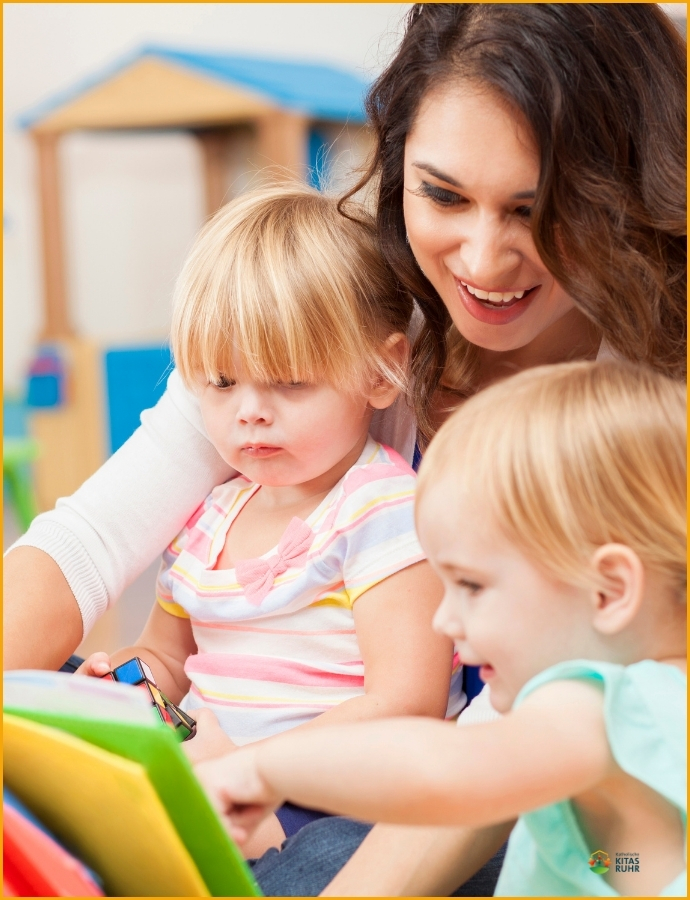Erzieherin mit 2 Kindern Frühkindliche Bildung 