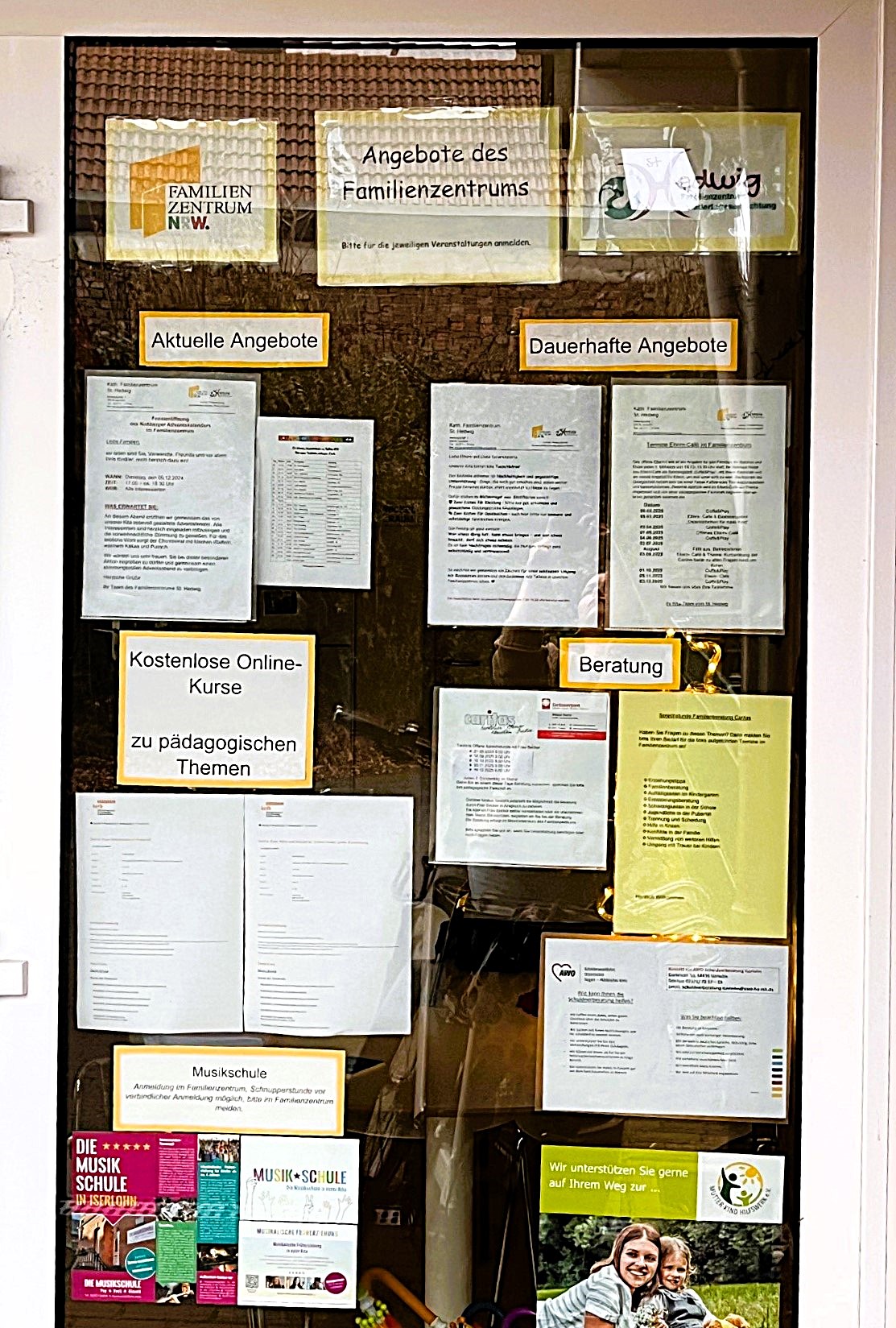 Angebote des Familienzentrums